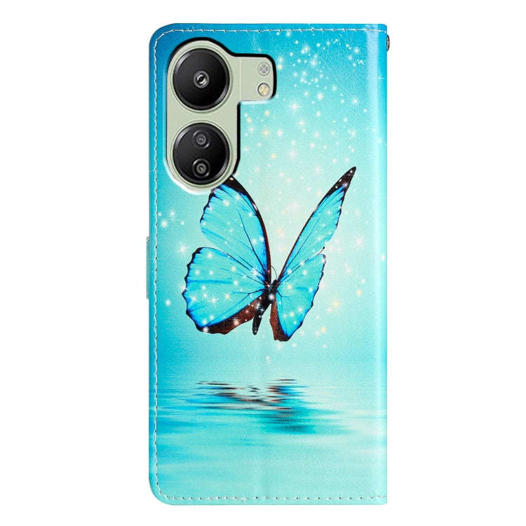 Colored Drawing Leather Phone Case, For Xiaomi Redmi 13C, For Xiaomi Redmi 12C, For Xiaomi Redmi ...