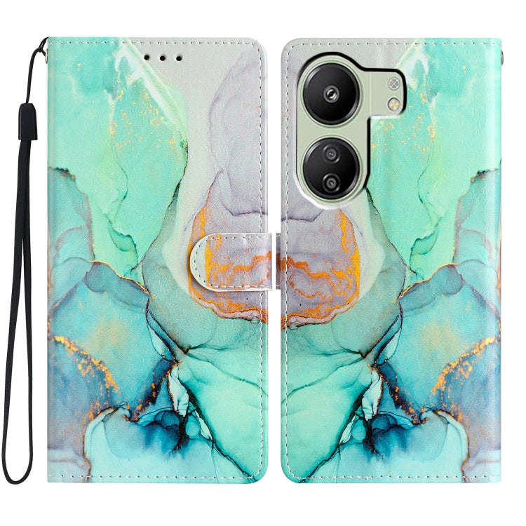 Colored Drawing Leather Phone Case, For Xiaomi Redmi 13C, For Xiaomi Redmi 12C, For Xiaomi Redmi ...