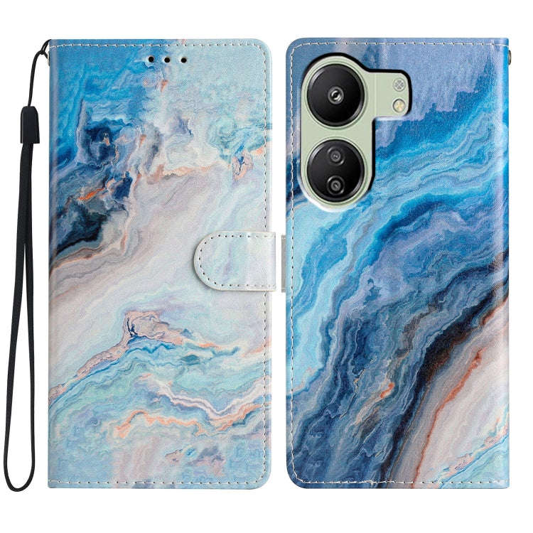 Colored Drawing Leather Phone Case, For Xiaomi Redmi 13C, For Xiaomi Redmi 12C, For Xiaomi Redmi ...