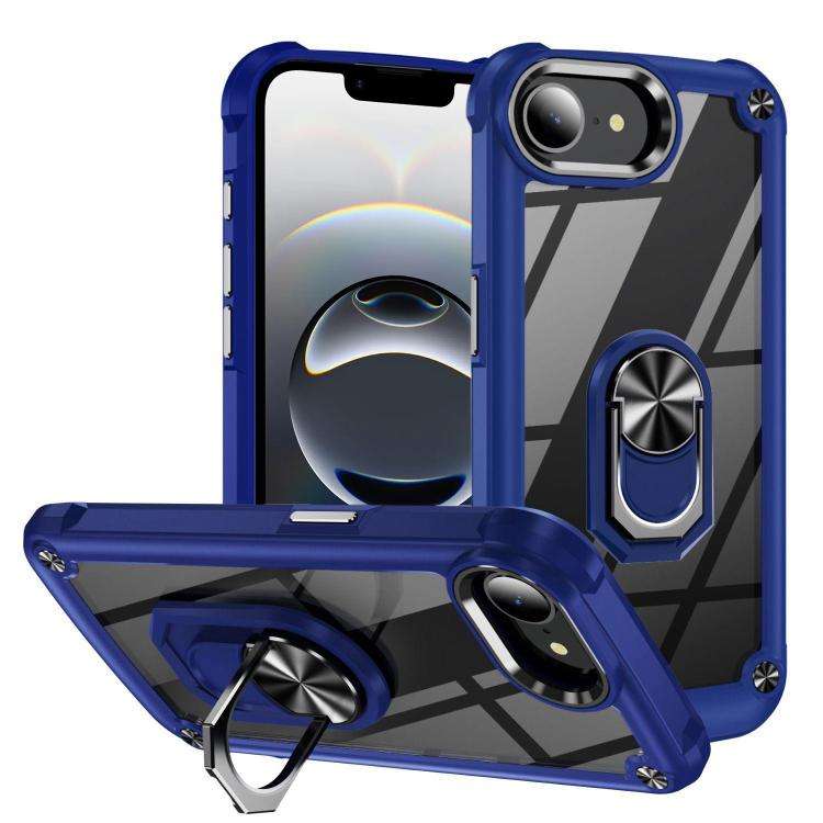 TPU + PC Lens Protection Phone Case with Ring Holder, For iPhone 17e / 16e, For iPhone 17 Pro Max...