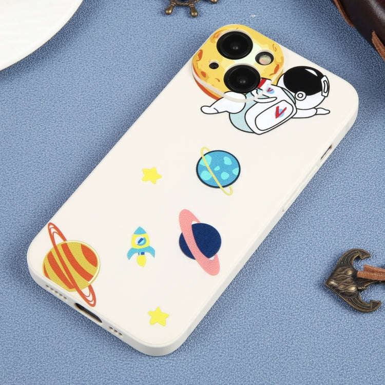 Hug Moon Astronaut Pattern TPU Phone Case, For iPhone 14 Plus, For iPhone 14, For iPhone 14 Pro, ...