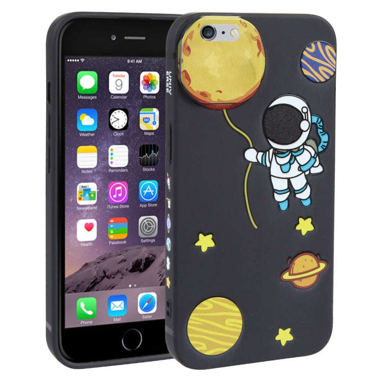 Hug Moon Astronaut Pattern TPU Phone Case, For iPhone 14 Plus, For iPhone 14, For iPhone 14 Pro, ...