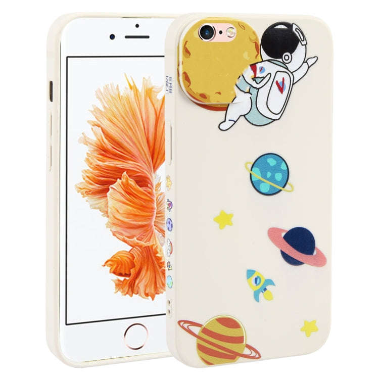 Hug Moon Astronaut Pattern TPU Phone Case, For iPhone 14 Plus, For iPhone 14, For iPhone 14 Pro, ...