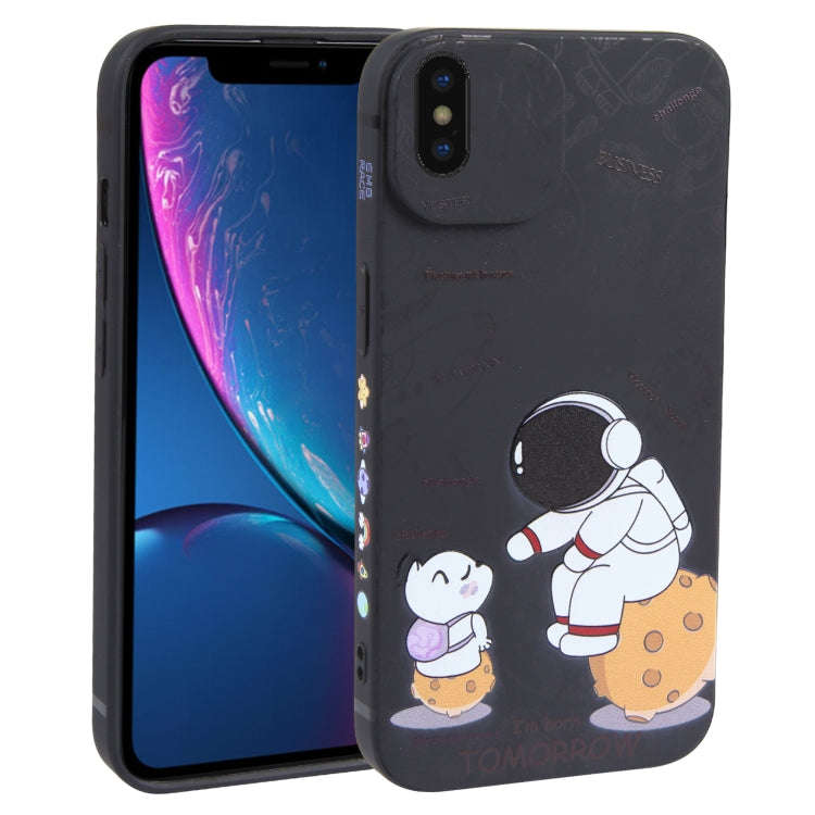 Astronaut Pattern Frosted TPU Phone Case, For iPhone XS / X, For iPhone XR, For iPhone XS Max, Fo...