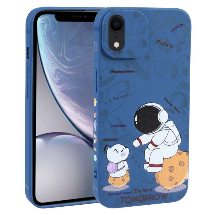 Astronaut Pattern Frosted TPU Phone Case, For iPhone XS / X, For iPhone XR, For iPhone XS Max, Fo...