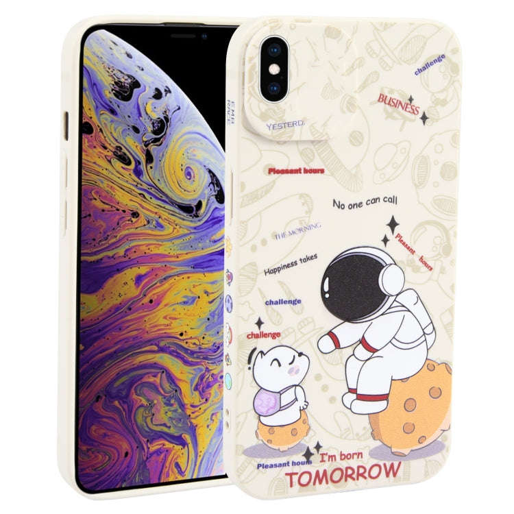 Astronaut Pattern Frosted TPU Phone Case, For iPhone XS / X, For iPhone XR, For iPhone XS Max, Fo...