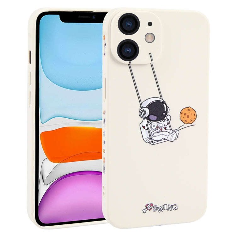 Astronaut Swinging Pattern TPU Phone Case, For iPhone 14 Plus, For iPhone 14, For iPhone 14 Pro, ...