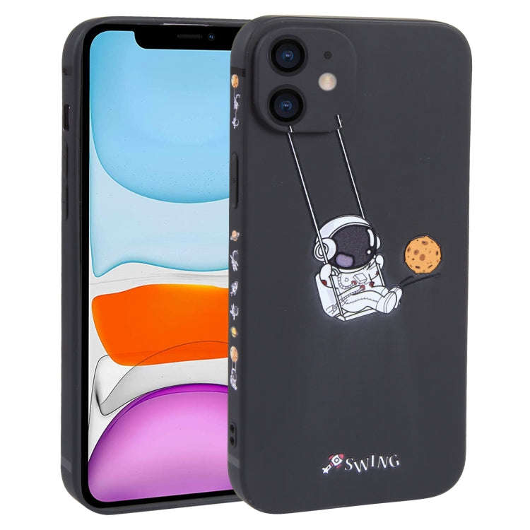 Astronaut Swinging Pattern TPU Phone Case, For iPhone 14 Plus, For iPhone 14, For iPhone 14 Pro, ...