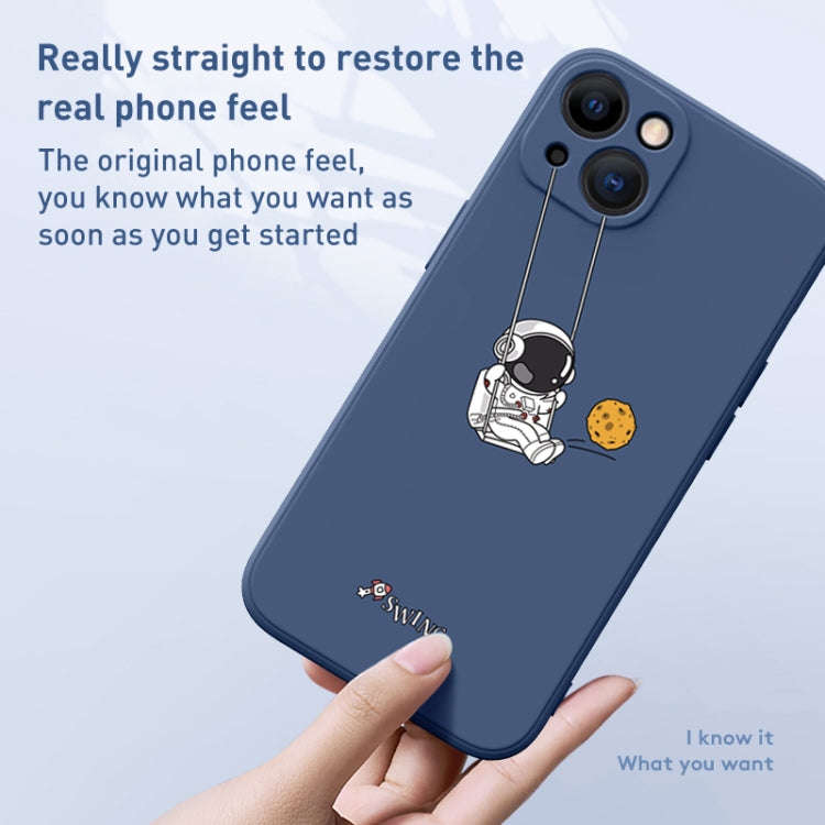Astronaut Swinging Pattern TPU Phone Case, For iPhone XS / X, For iPhone XR, For iPhone XS Max, F...