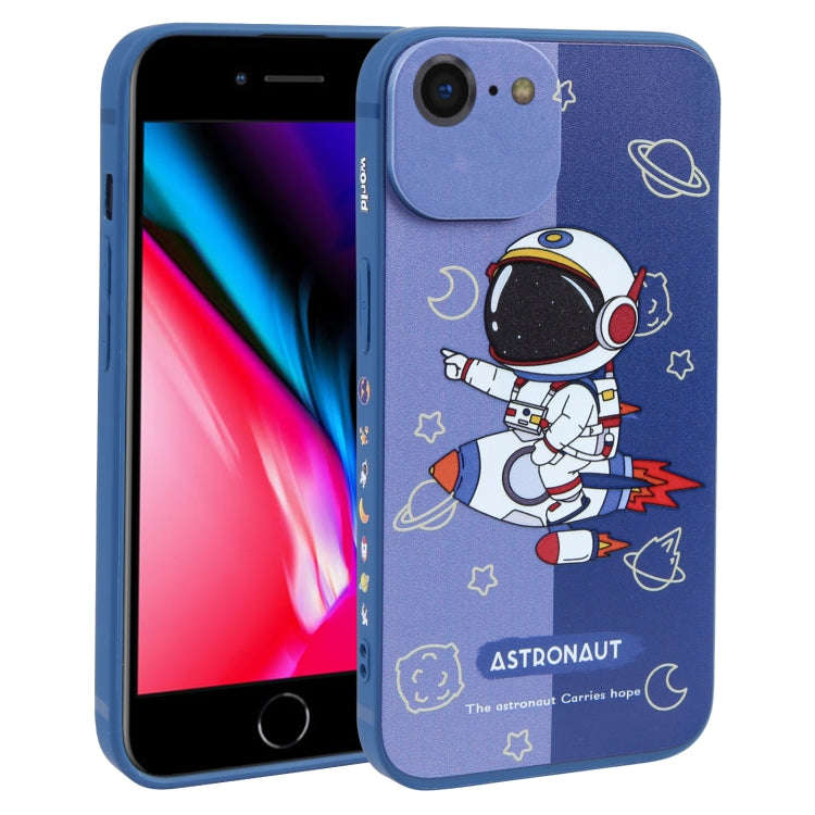 Color Contrast Astronaut Pattern TPU Phone Case, For iPhone 14 Plus, For iPhone 14, For iPhone 14...