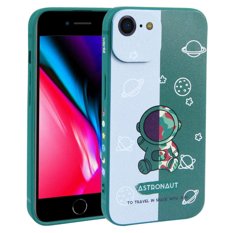 Color Contrast Astronaut Pattern TPU Phone Case, For iPhone 14 Plus, For iPhone 14, For iPhone 14...