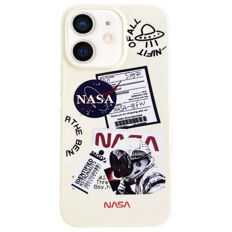 Astronaut Pattern Glossy PC Phone Case, For iPhone 14 Plus, For iPhone 14, For iPhone 14 Pro, For...