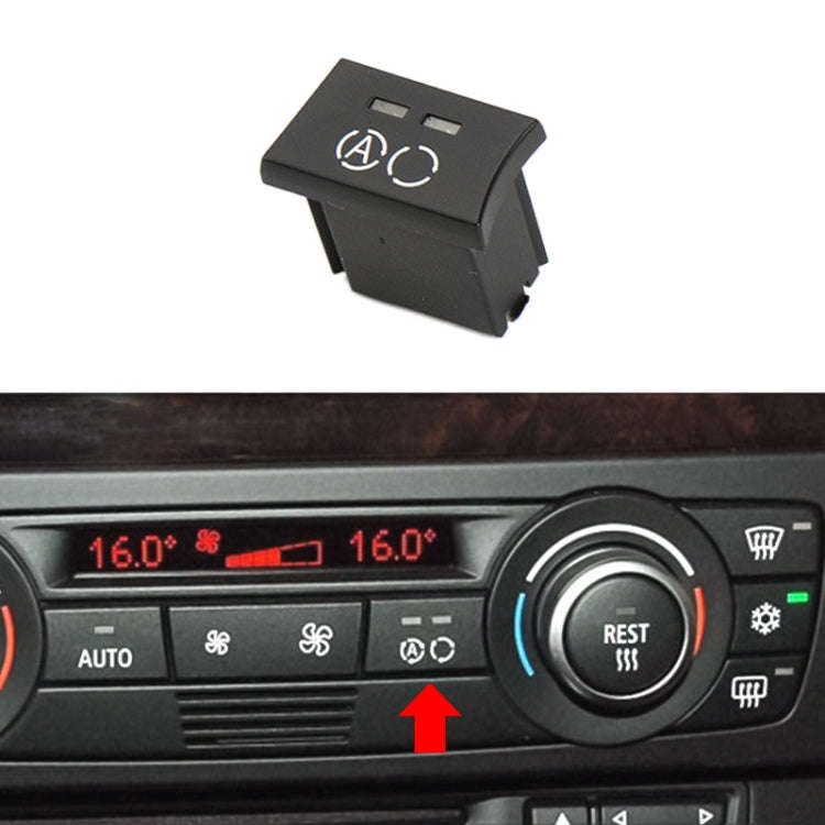 For BMW 1 Series / 3 Series / X1 / X3 Left Driving Car Air Conditioner Panel Switch Button, Air V...