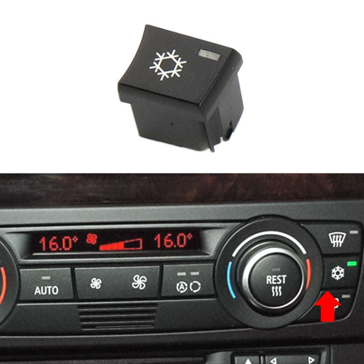 For BMW 1 Series / 3 Series / X1 / X3 Left Driving Car Air Conditioner Panel Switch Button, Air V...