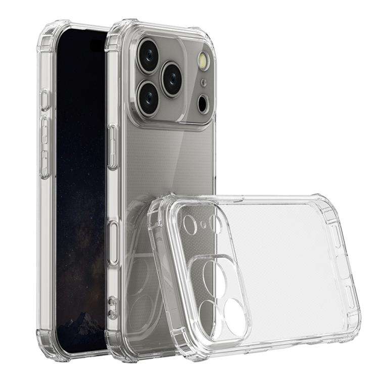 Four-Corner Shockproof Clear TPU Phone Case, For iPhone 17 Pro Max, For iPhone 17 Pro, For iPhone...