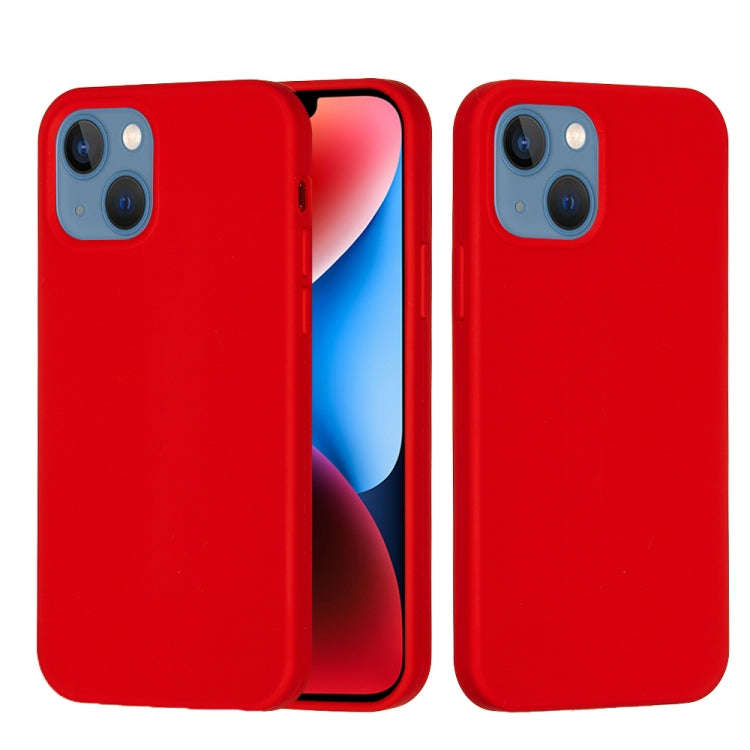 Solid Color Silicone Phone Case, For iPhone 15