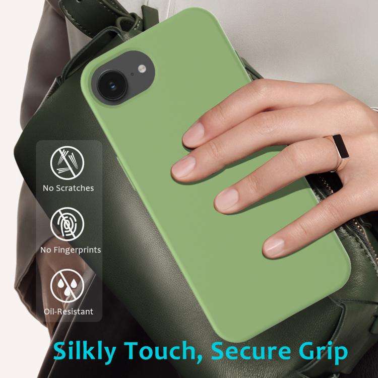 Solid Color Silicone Phone Case, For iPhone 16e, For iPhone 16 Pro Max, For iPhone 16 Pro, For iP...