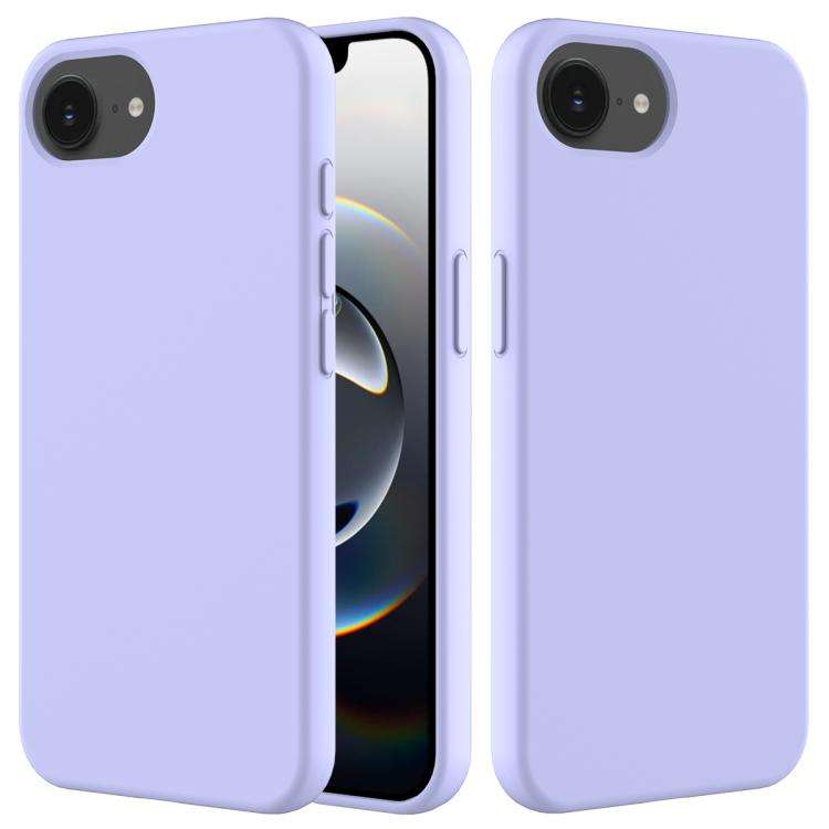 Solid Color Silicone Phone Case, For iPhone 16e, For iPhone 16 Pro Max, For iPhone 16 Pro, For iP...