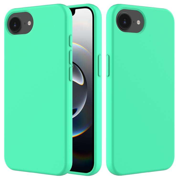 Solid Color Silicone Phone Case, For iPhone 16e, For iPhone 16 Pro Max, For iPhone 16 Pro, For iP...