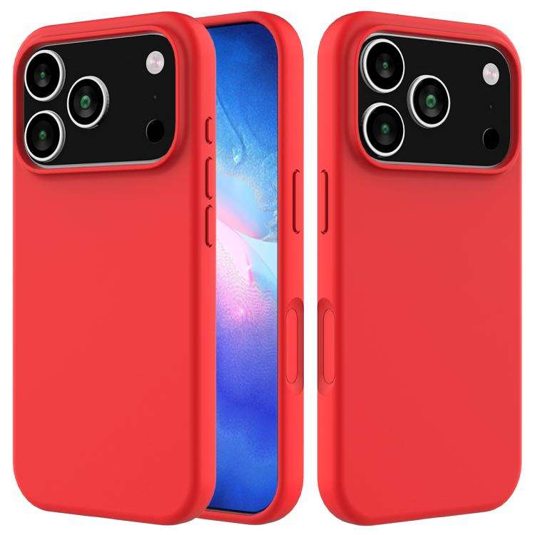 Solid Color Silicone Phone Case, For iPhone 17 Pro Max, For iPhone 17 Pro, For iPhone 17, For iPh...