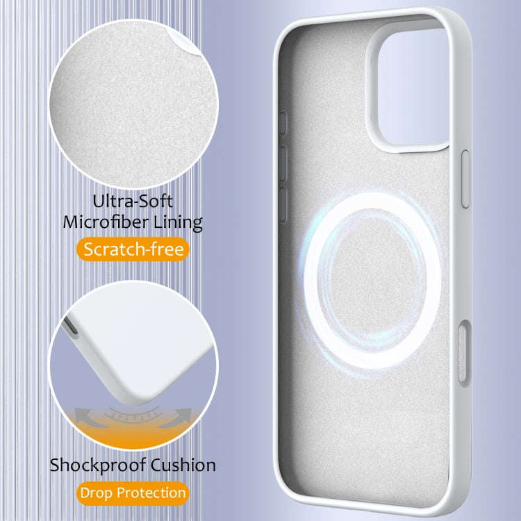 Shockproof Silicone Magsafe Phone Case, For iPhone 16 Pro Max, For iPhone 16 Pro, For iPhone 16 P...