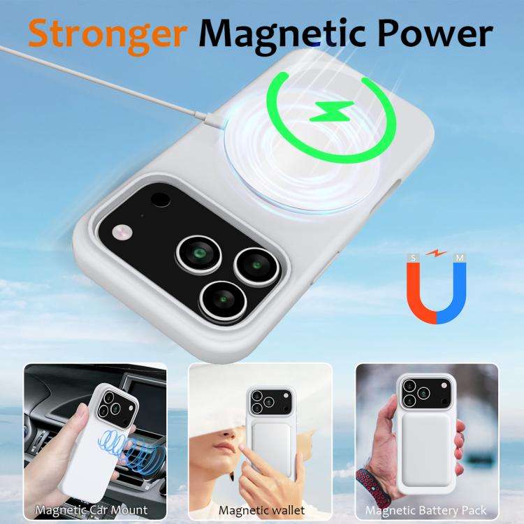 Shockproof Silicone Magsafe Phone Case, For iPhone 17 Pro Max, For iPhone 17 Pro, For iPhone 17, ...