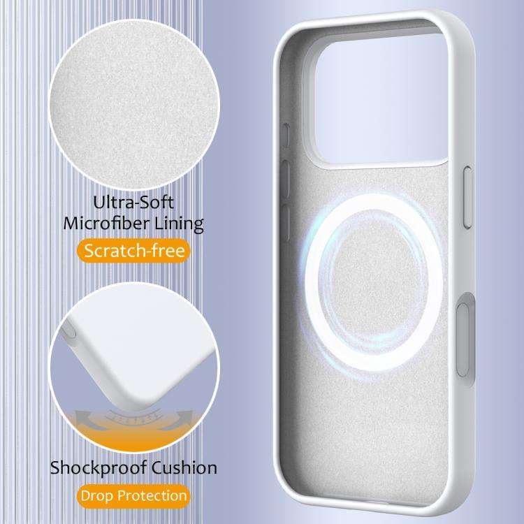 Shockproof Silicone Magsafe Phone Case, For iPhone 17 Pro Max, For iPhone 17 Pro, For iPhone 17, ...