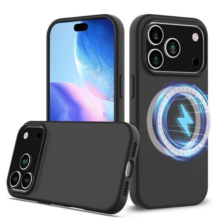 Shockproof Silicone Magsafe Phone Case, For iPhone 17 Pro Max, For iPhone 17 Pro, For iPhone 17, ...