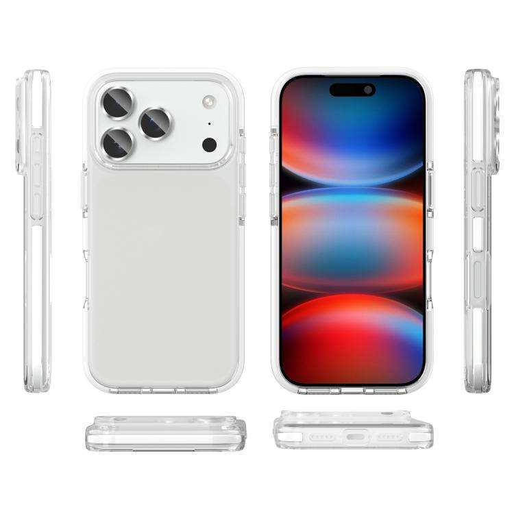 Two-color Shockproof High Transparency TPU Phone Case, For iPhone 17 Pro Max, For iPhone 17 Pro, ...