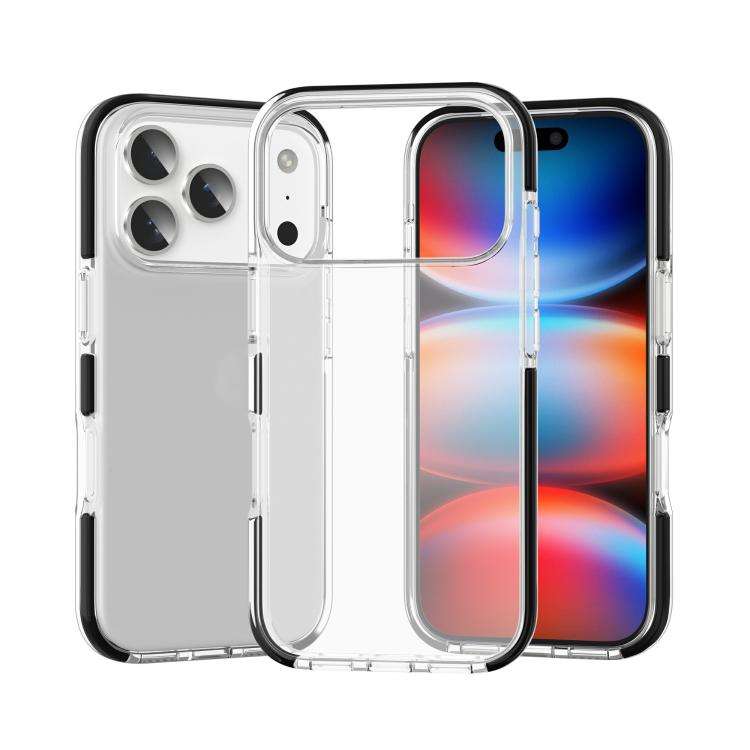 Two-color Shockproof High Transparency TPU Phone Case, For iPhone 17 Pro Max, For iPhone 17 Pro, ...