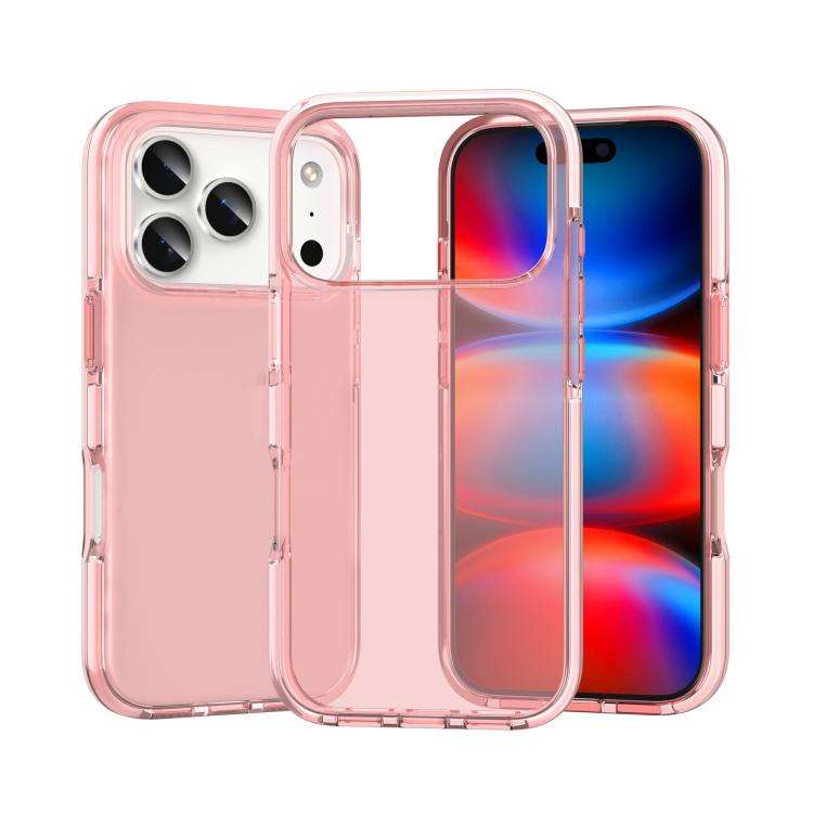 Two-color Shockproof High Transparency TPU Phone Case, For iPhone 17 Pro Max, For iPhone 17 Pro, ...