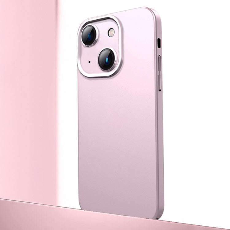 Frosted Metal Material Phone Case with Lens Protection, For iPhone 14 Plus, For iPhone 14, For iP...