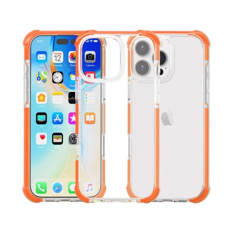 Four-corner Shockproof TPU Hybrid Acrylic Phone Case, For iPhone 16 Pro Max, For iPhone 16 Pro, F...