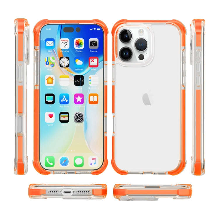 Four-corner Shockproof TPU Hybrid Acrylic Phone Case, For iPhone 16 Pro Max, For iPhone 16 Pro, F...