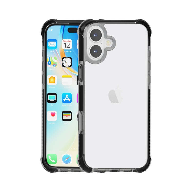 Four-corner Shockproof TPU Hybrid Acrylic Phone Case, For iPhone 16 Pro Max, For iPhone 16 Pro, F...