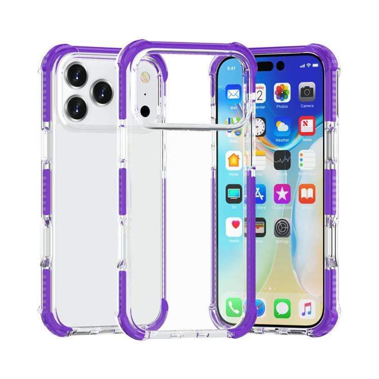 Four-corner Shockproof TPU Hybrid Acrylic Phone Case, For iPhone 17 Pro Max, For iPhone 17 Pro, F...
