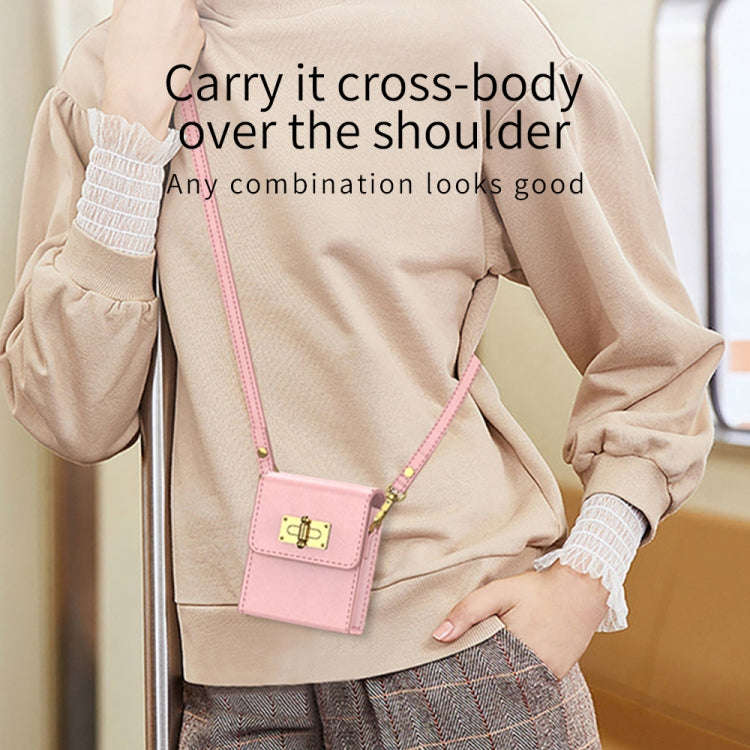 GKK Plain Weave Mini Backpack Slim Phone Case with Ring, For Samsung Galaxy Z Flip5