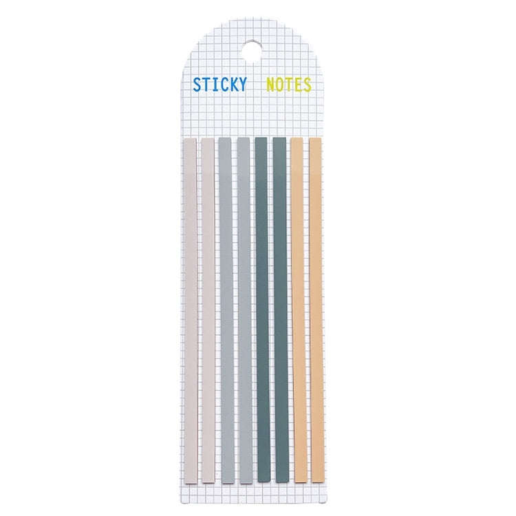 Transparent Strip Color Fluorescent Waterproof Sticky Note Long Strip Index Sticker