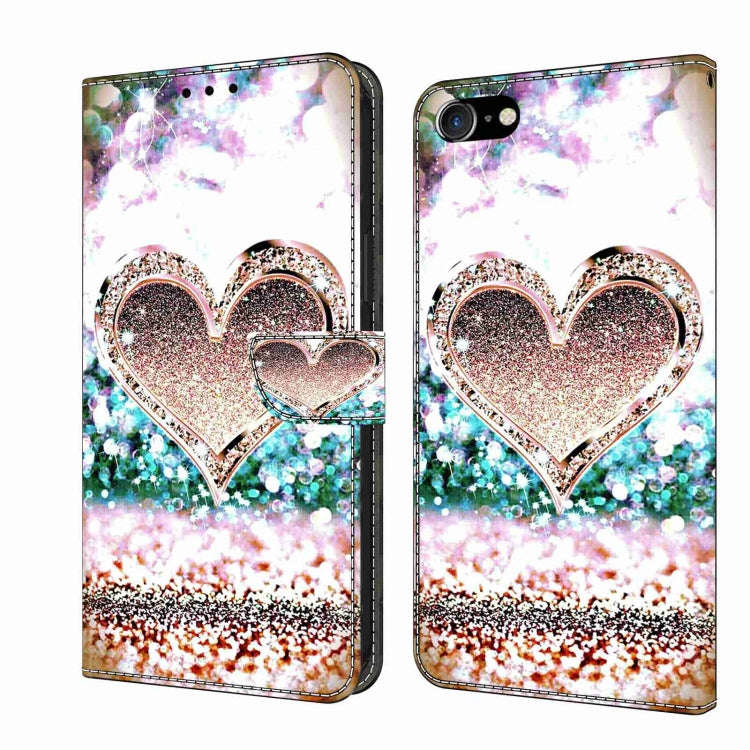 Crystal 3D Shockproof Protective Leather Phone Case, For iPhone 6 Plus / 7 Plus / 8 Plus, For iPh...