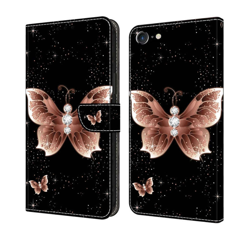 Crystal 3D Shockproof Protective Leather Phone Case, For iPhone 6 Plus / 7 Plus / 8 Plus, For iPh...