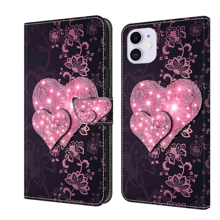 Crystal 3D Shockproof Protective Leather Phone Case, For iPhone 11 Pro Max, For iPhone 11