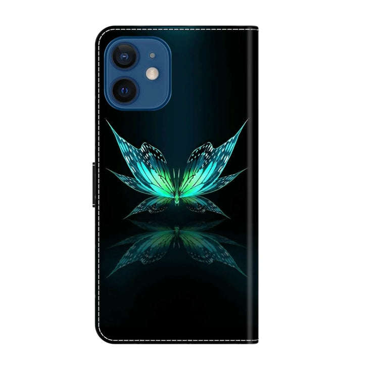 Crystal 3D Shockproof Protective Leather Phone Case, For iPhone 12 mini / 13 mini, For iPhone 12 ...