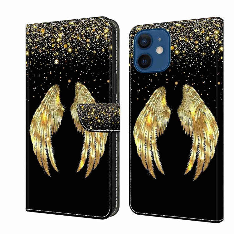 Crystal 3D Shockproof Protective Leather Phone Case, For iPhone 12 mini / 13 mini, For iPhone 12 ...
