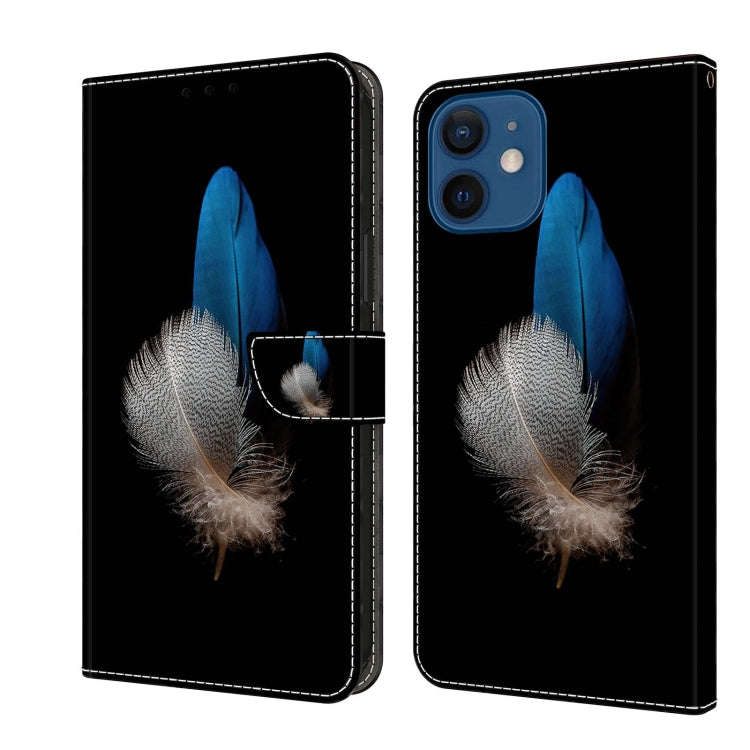 Crystal 3D Shockproof Protective Leather Phone Case, For iPhone 12 mini / 13 mini, For iPhone 12 ...