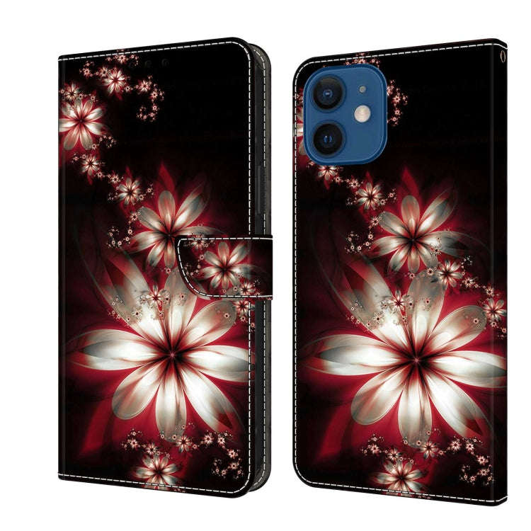Crystal 3D Shockproof Protective Leather Phone Case, For iPhone 12 mini / 13 mini, For iPhone 12 ...