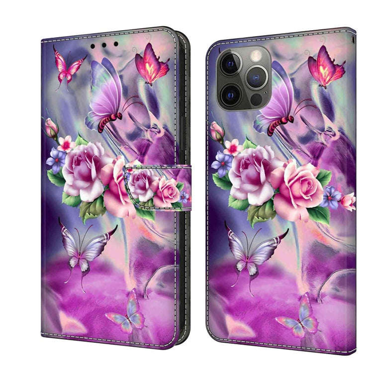 Crystal 3D Shockproof Protective Leather Phone Case, For iPhone 12 mini / 13 mini, For iPhone 12 ...