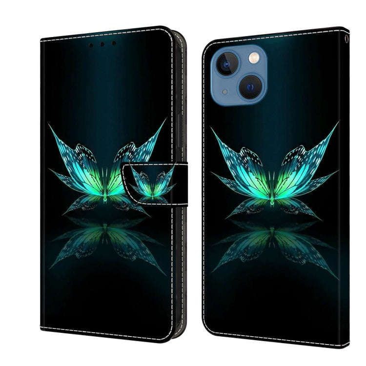 Crystal 3D Shockproof Protective Leather Phone Case, For iPhone 15 Pro, For iPhone 13 / 14