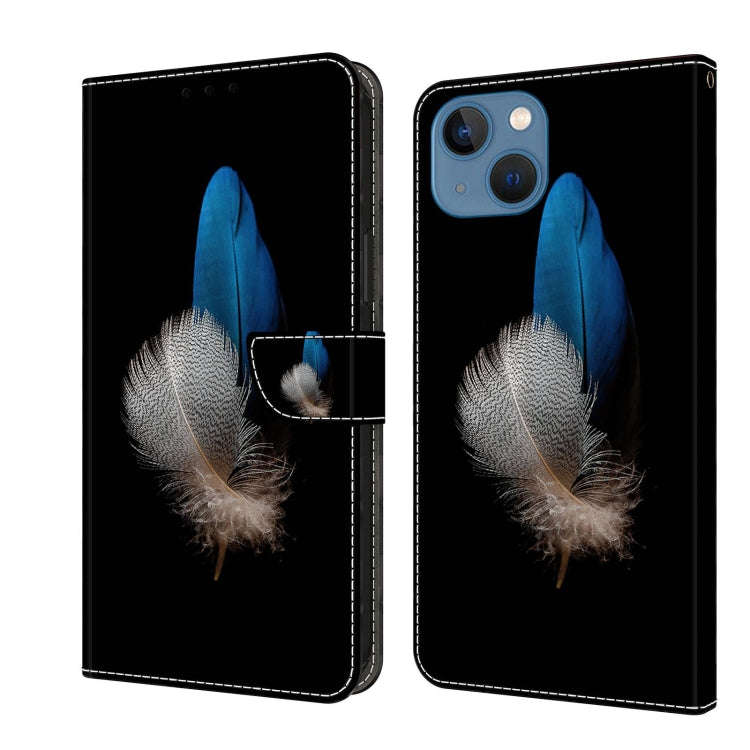 Crystal 3D Shockproof Protective Leather Phone Case, For iPhone 15 Pro, For iPhone 13 / 14