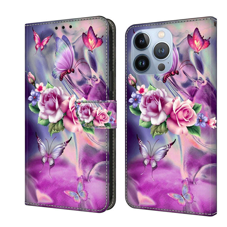 Crystal 3D Shockproof Protective Leather Phone Case, For iPhone 15 Pro Max, For iPhone 14 Plus
