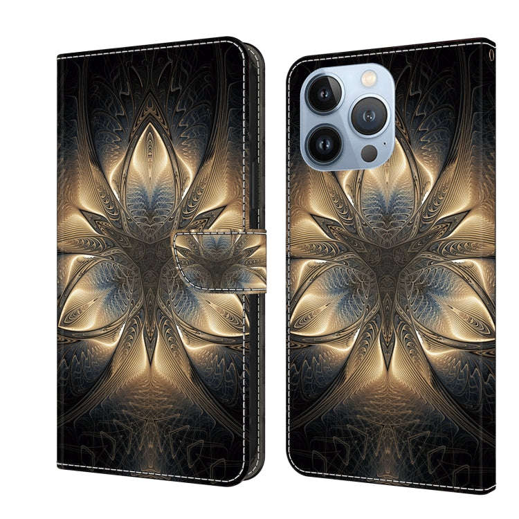 Crystal 3D Shockproof Protective Leather Phone Case, For iPhone 15 Pro Max, For iPhone 14 Plus